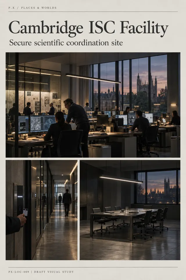 Cambridge ISC Facility — illustrative reconstruction