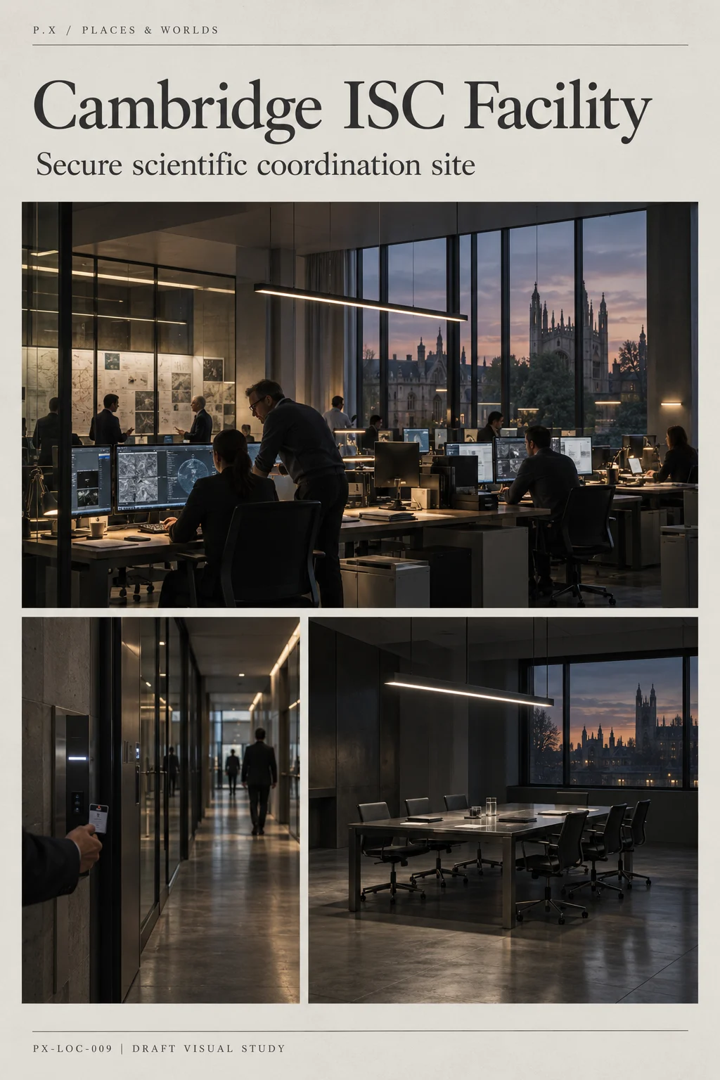 Cambridge ISC Facility — illustrative reconstruction