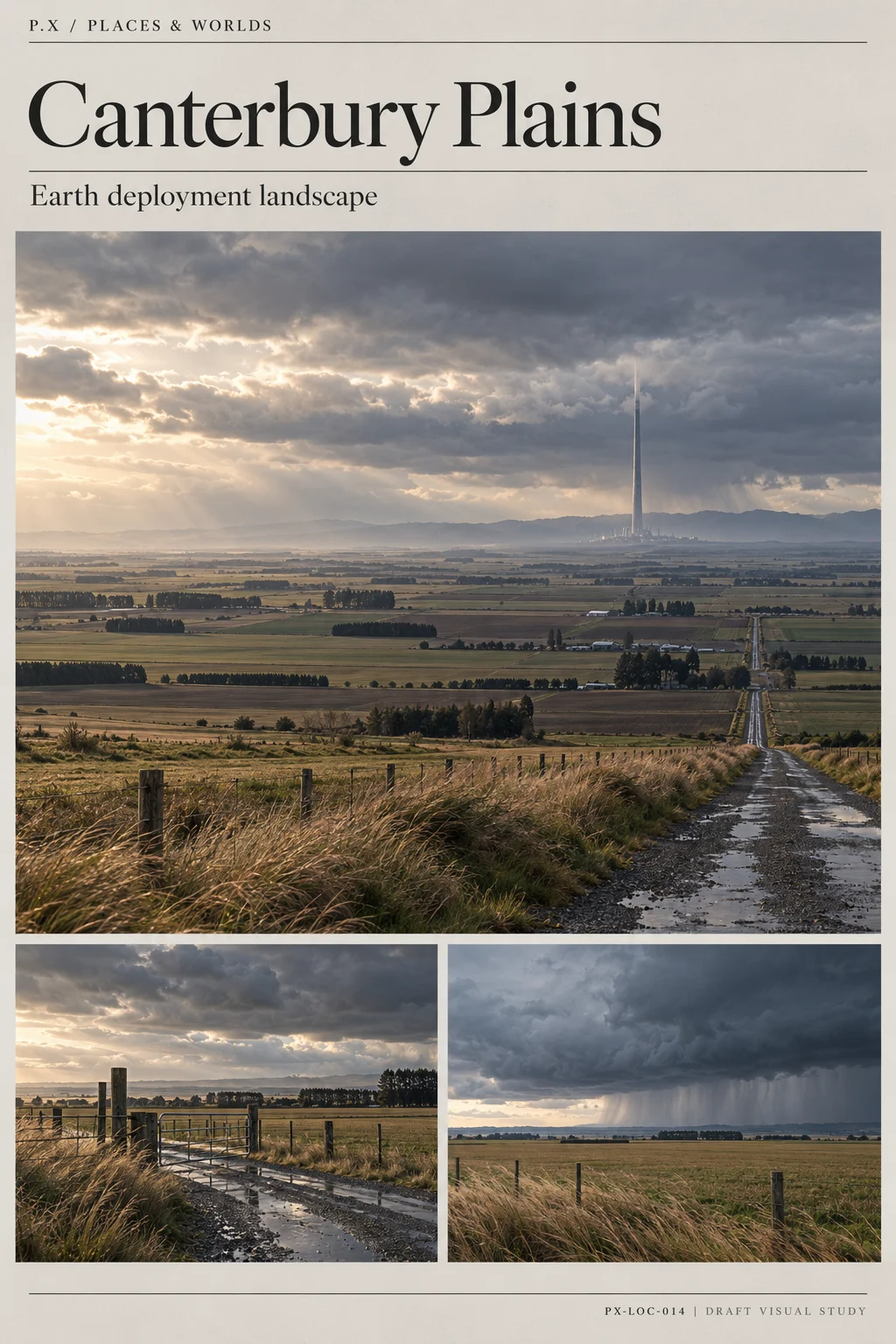 Canterbury Plains — illustrative reconstruction