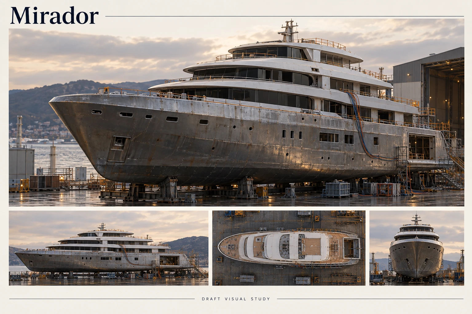 Mirador – 78 m Yacht — illustration