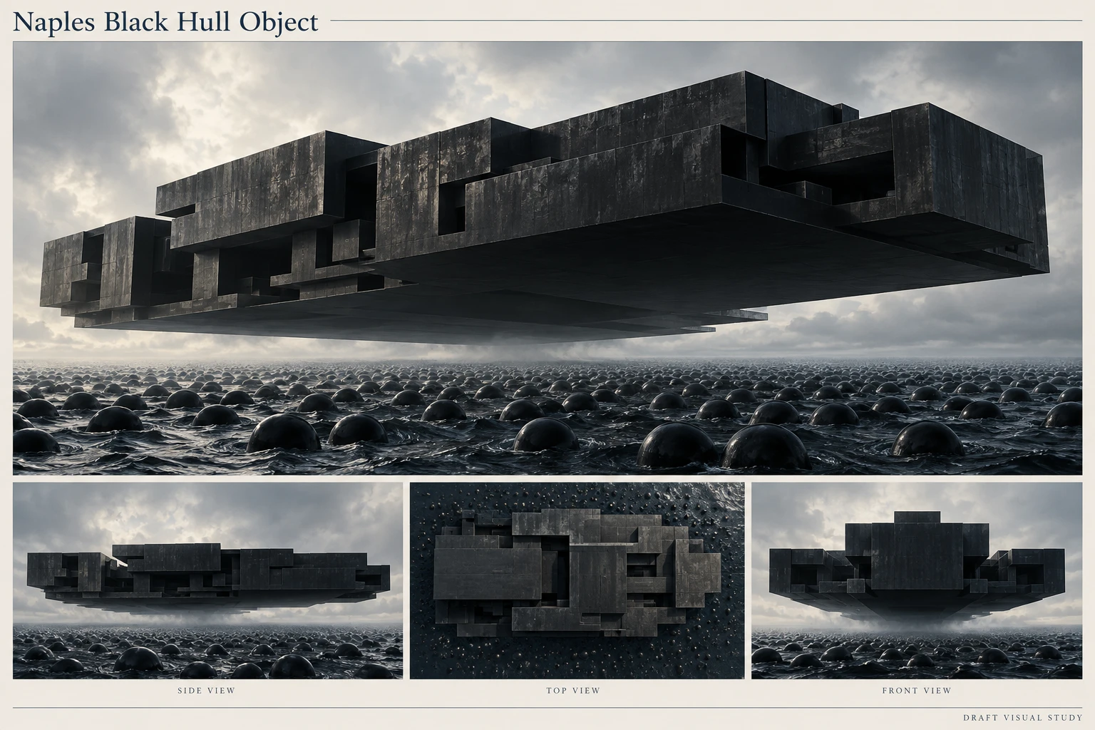 Naples Black Hull Object — illustration