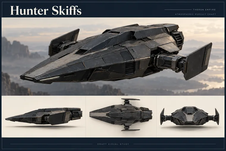 Hunter Skiffs — illustration